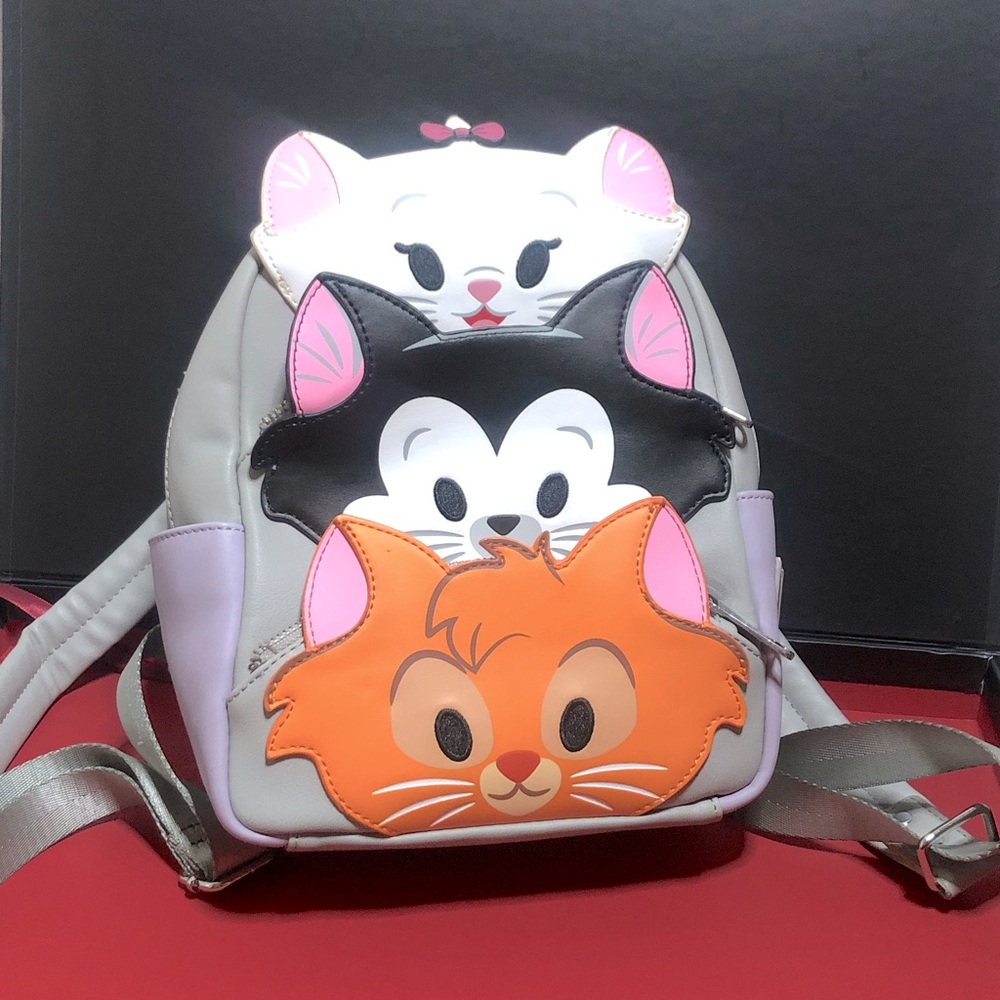 NWOT Disney Gray and Orange Kids Backpack - Picture 1 of 7